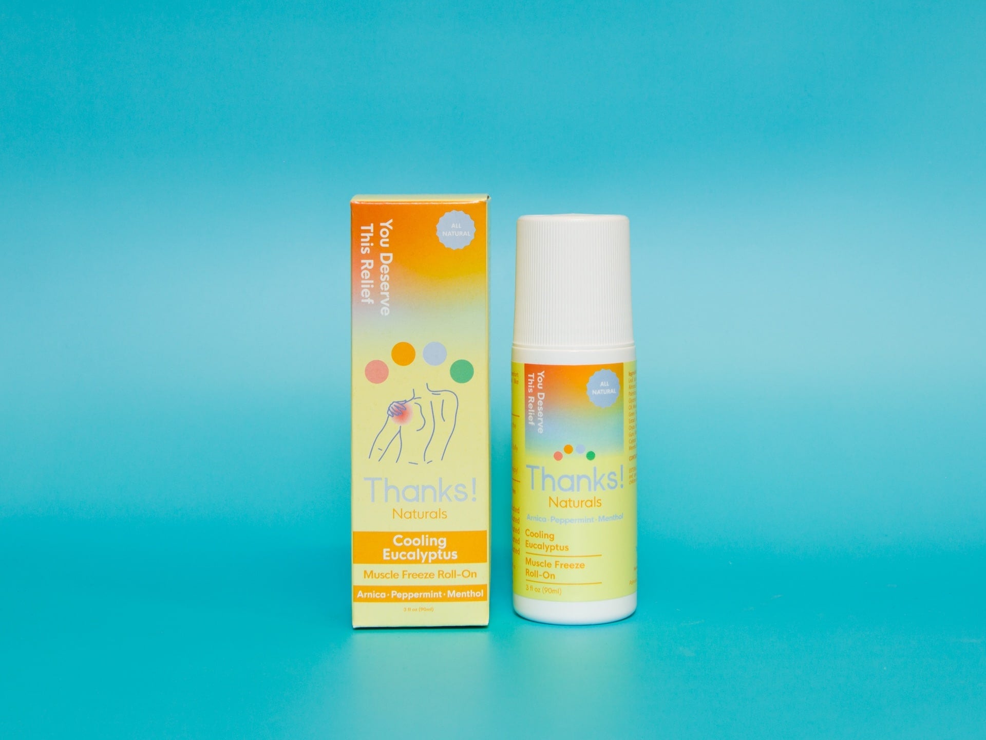 cooling eucalyptus muscle freeze roll-on