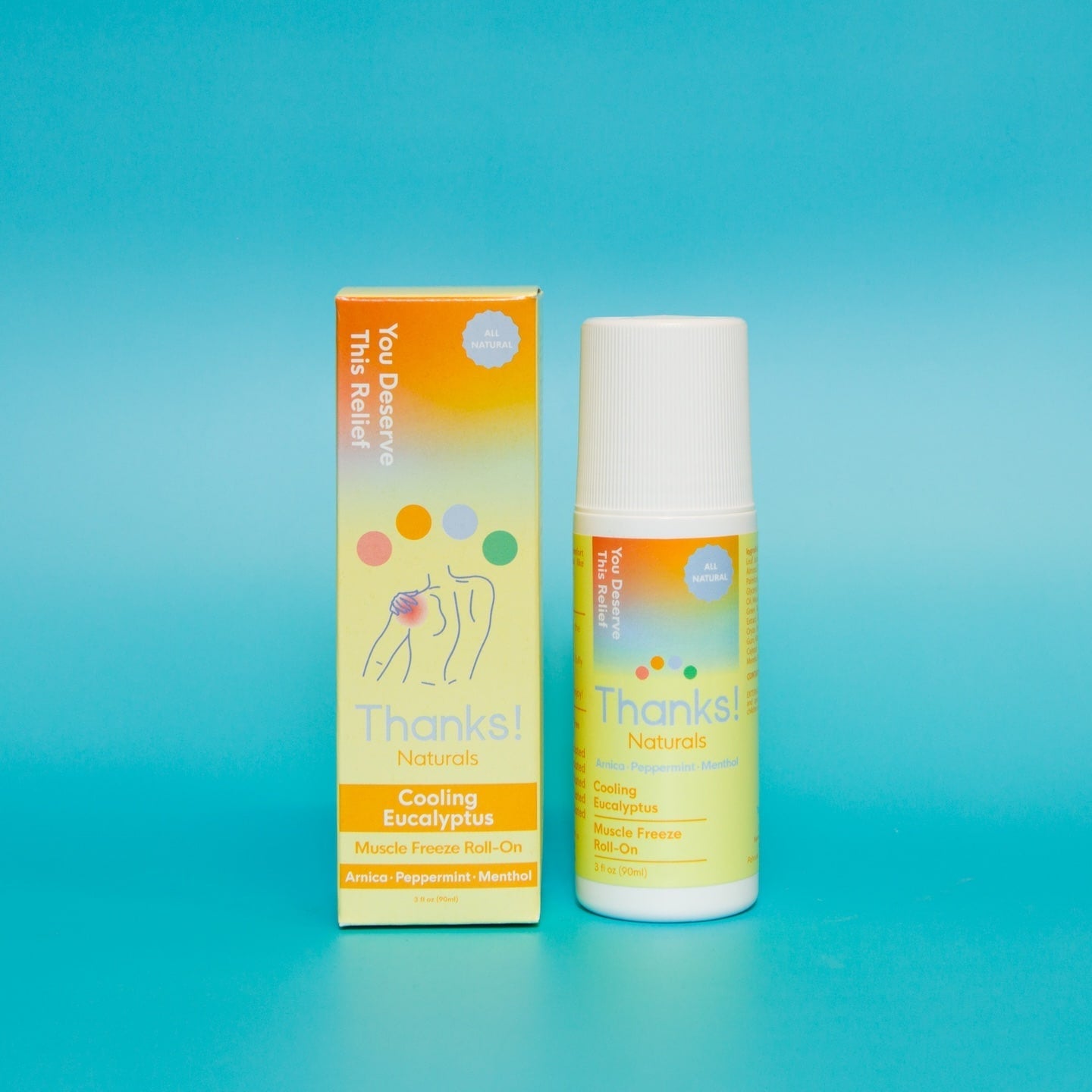 Thanks! Naturals Cooling Eucalyptus Muscle Freeze Roll-on