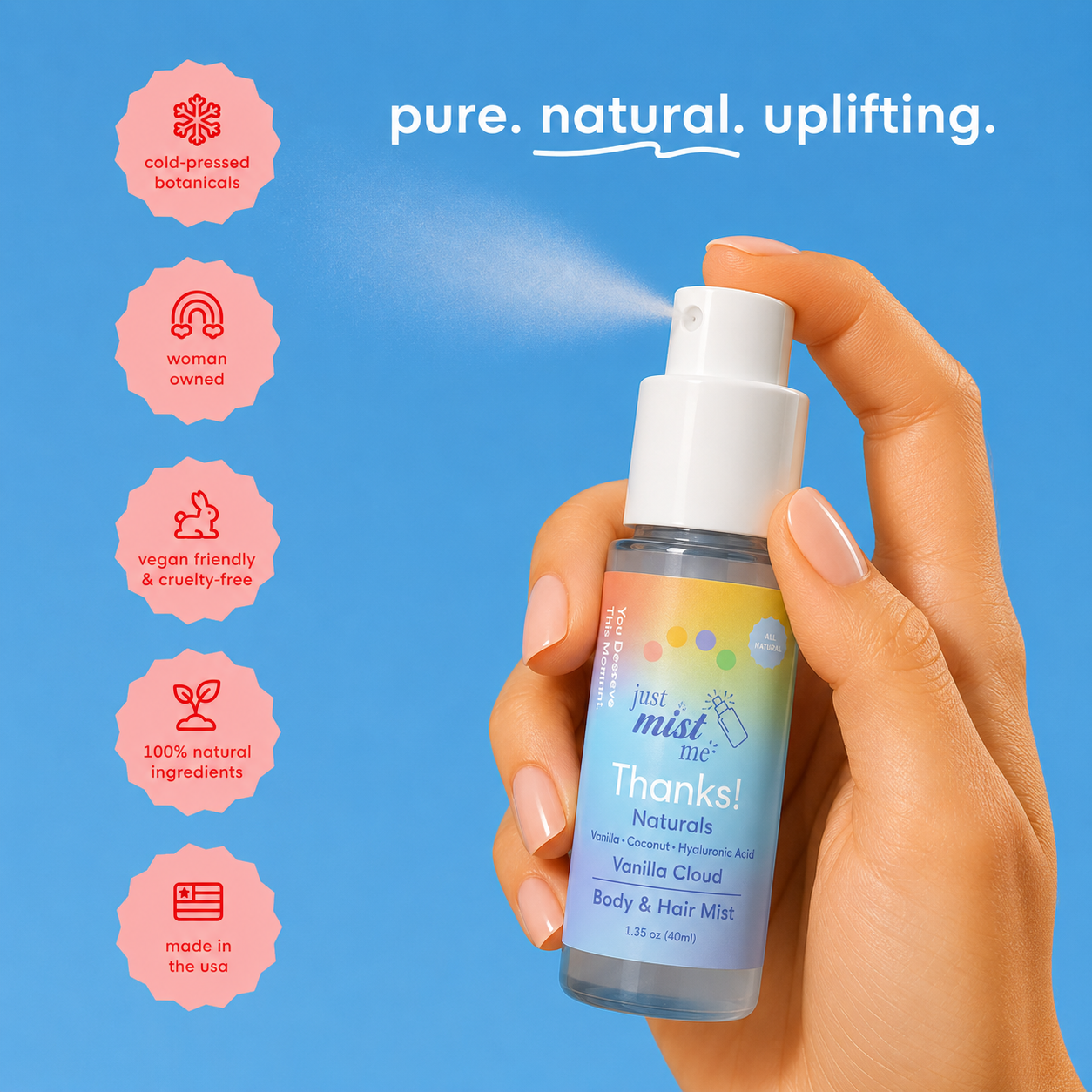 vanilla cloud body & hair mist