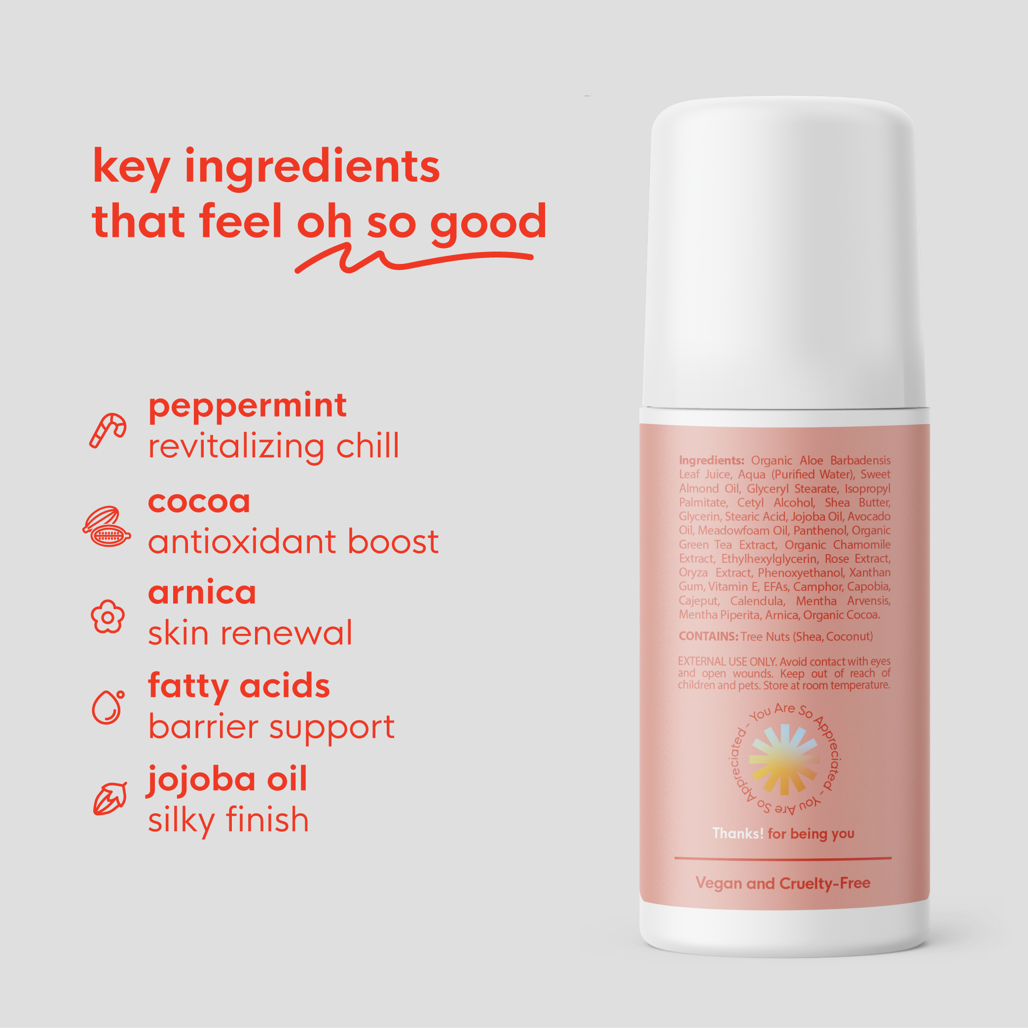 kissed by mint chocolate muscle freeze roll-on