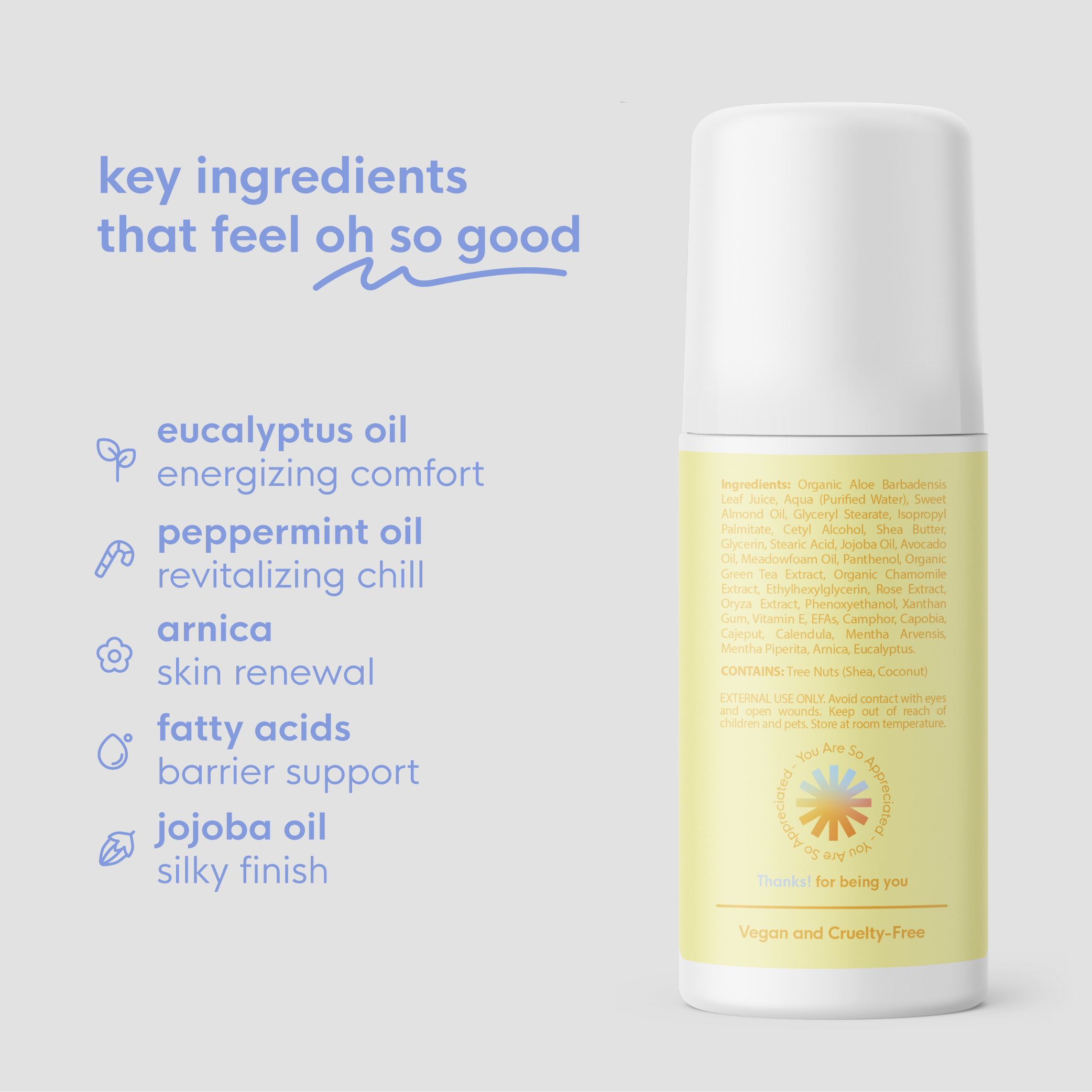 cooling eucalyptus muscle freeze roll-on