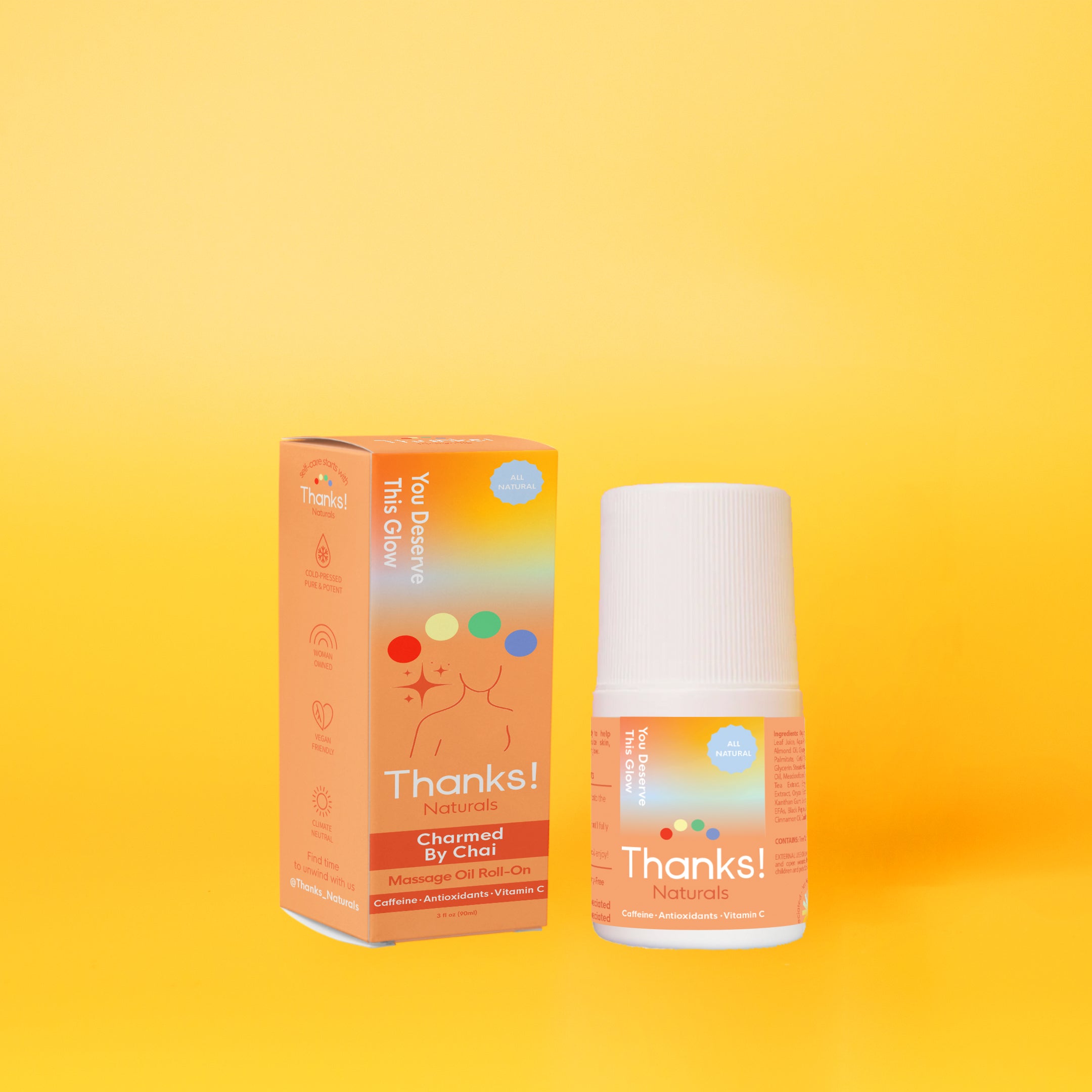 charmed by chai mini massage oil roll-on