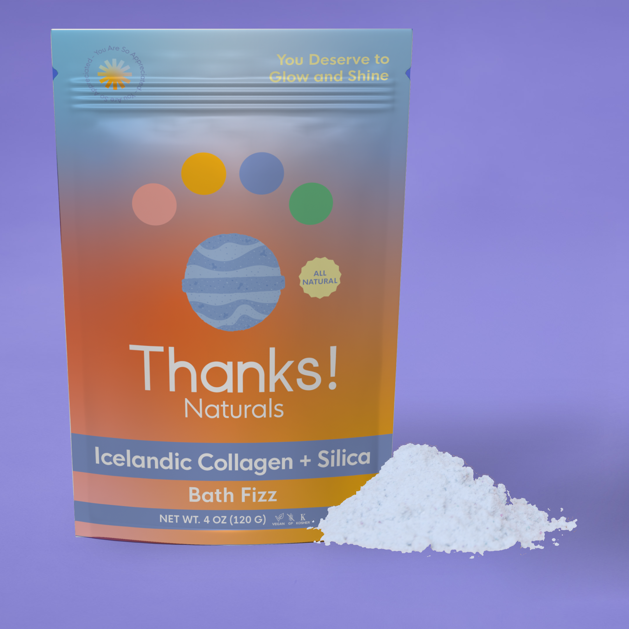 icelandic collagen + silica bath fizz