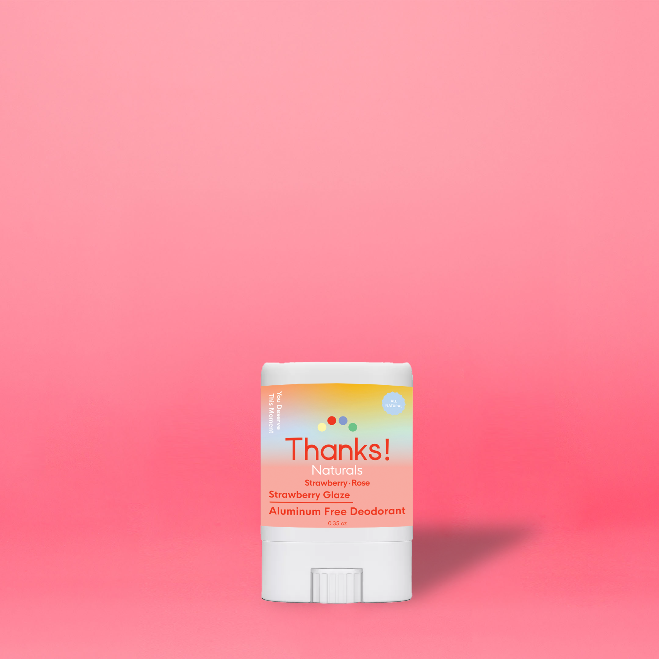 strawberry glaze mini aluminum-free deodorant