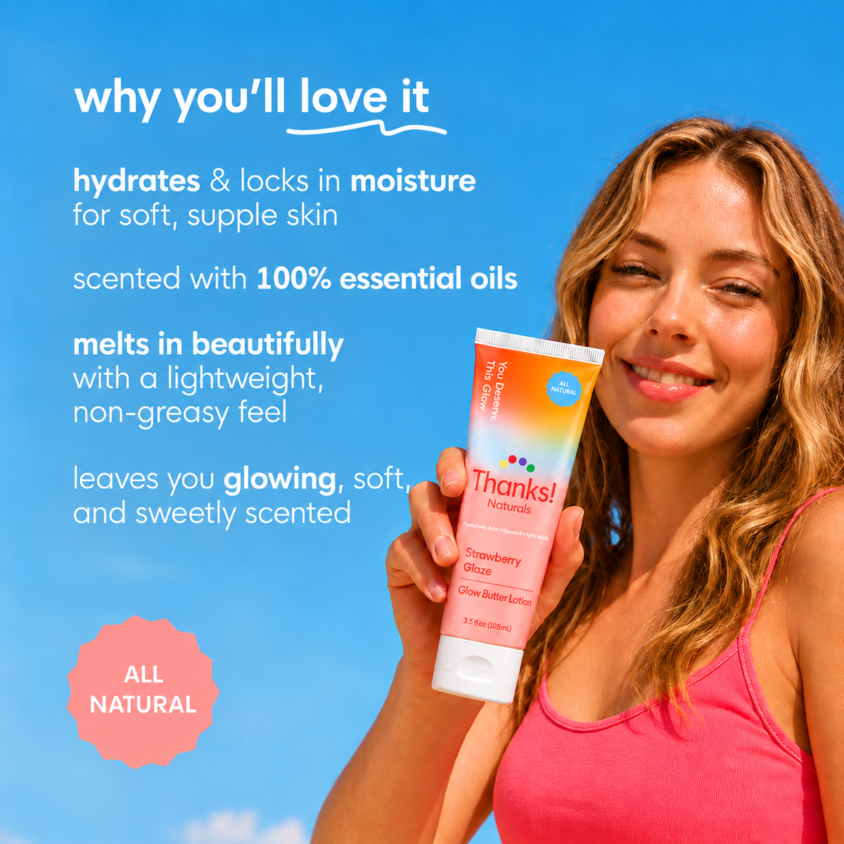 strawberry glaze glow butter lotion