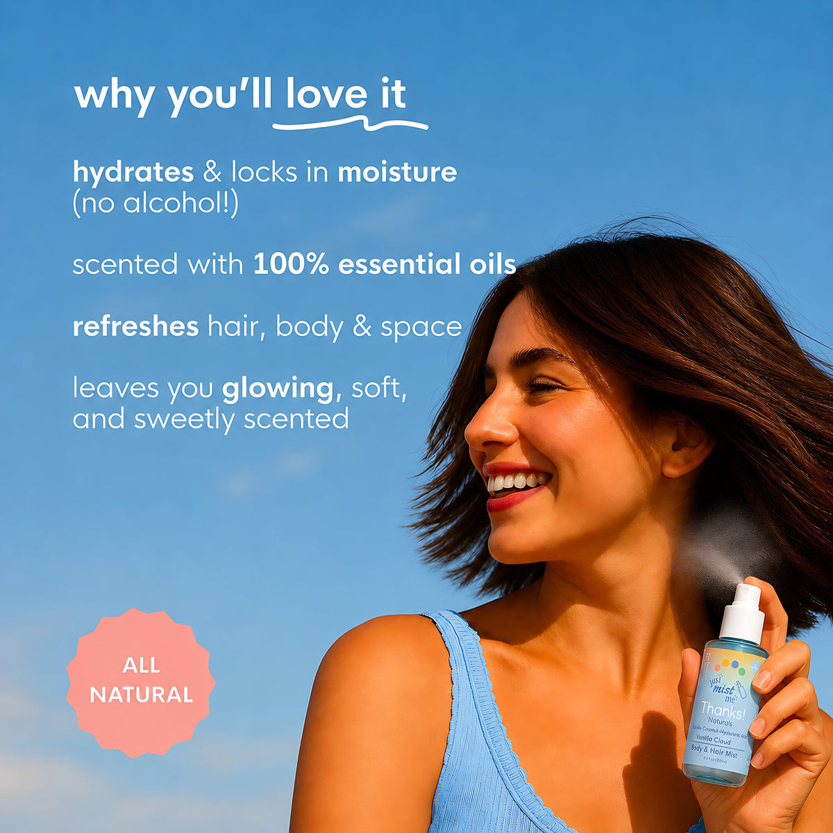 Vanilla Cloud Body & Hair Mist Alt Image 2