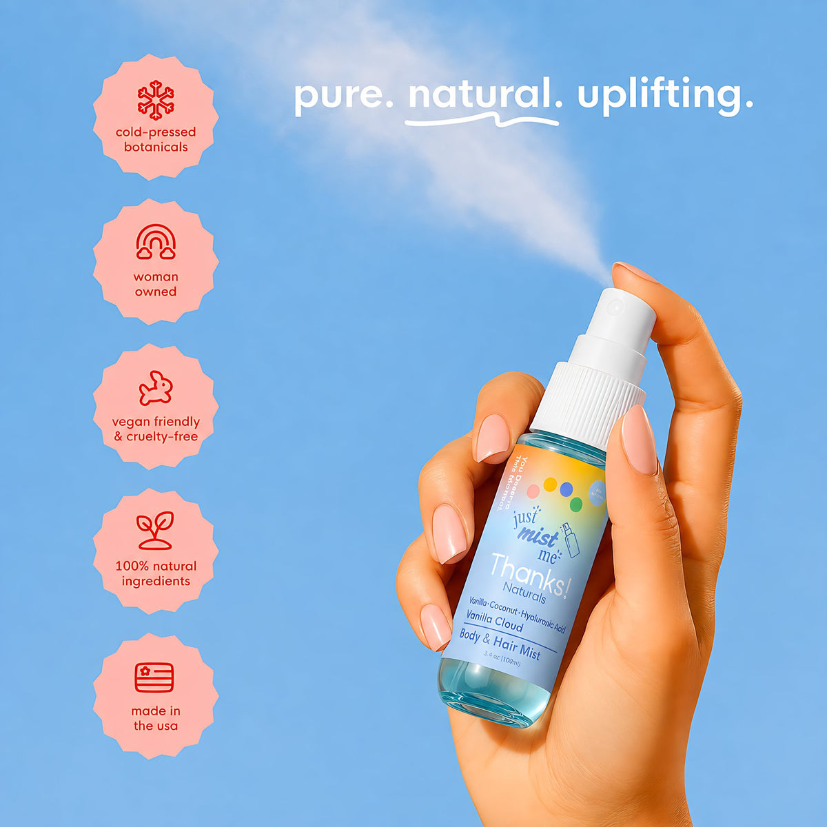 Vanilla Cloud Body & Hair Mist Alt Image 5