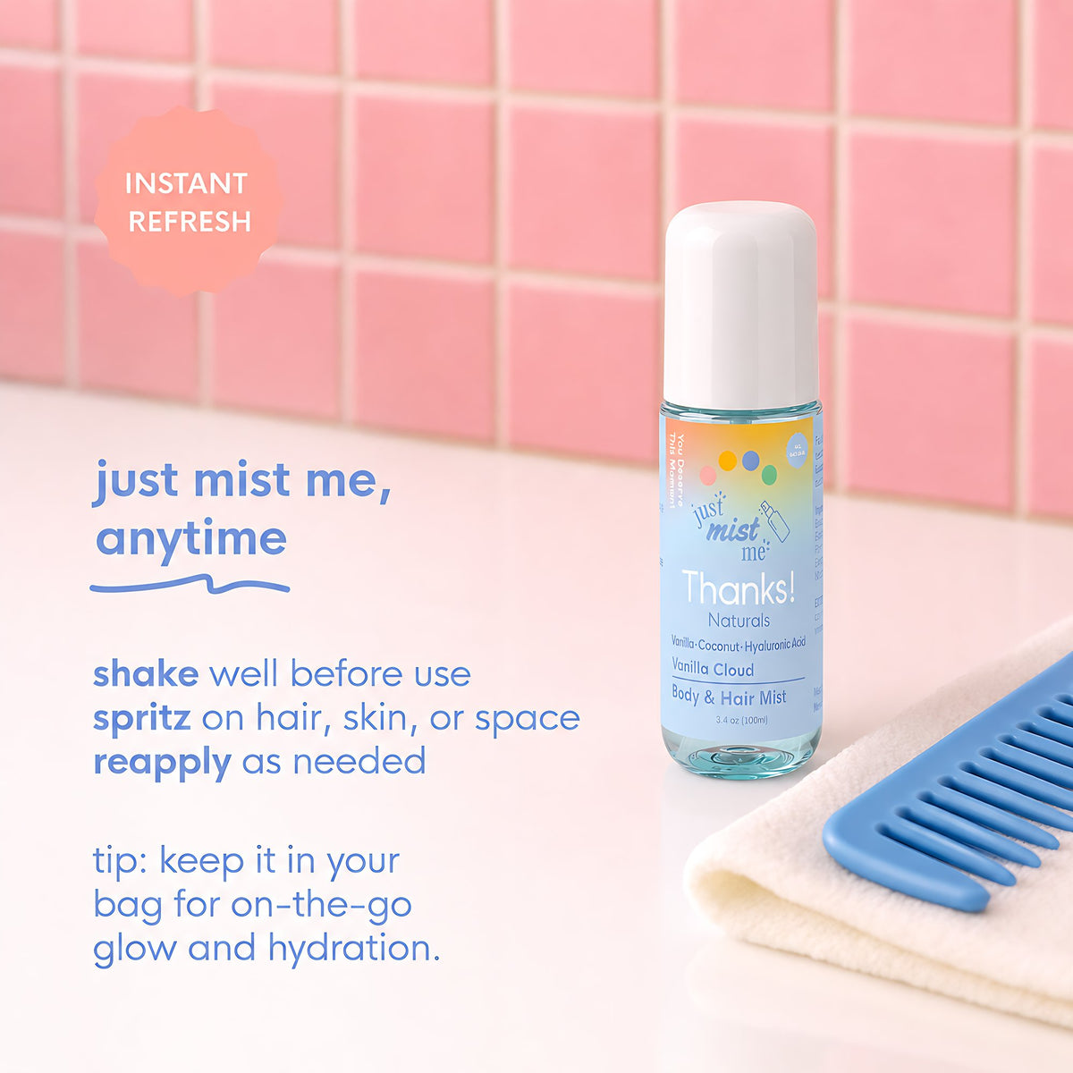 Vanilla Cloud Body & Hair Mist Alt Image 7
