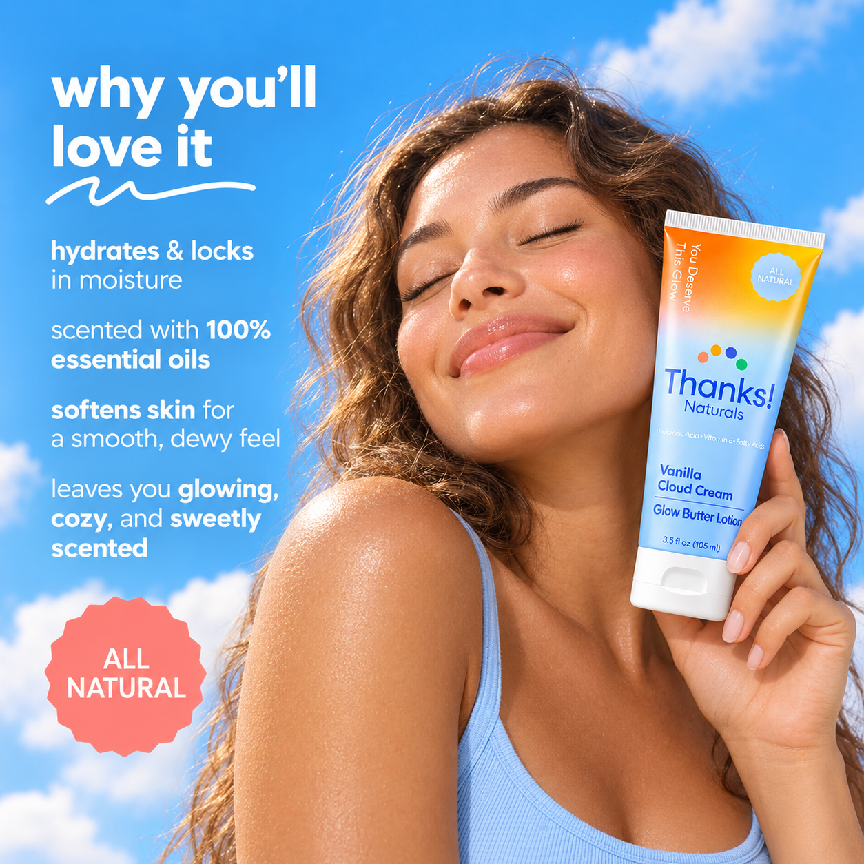 vanilla cloud cream glow butter lotion