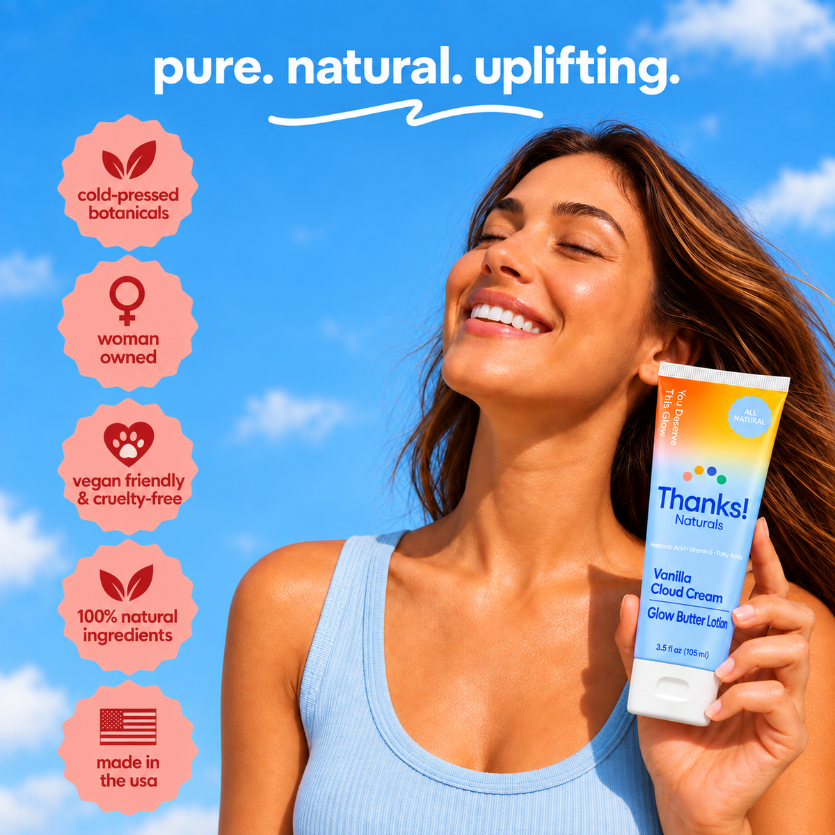 vanilla cloud cream glow butter lotion