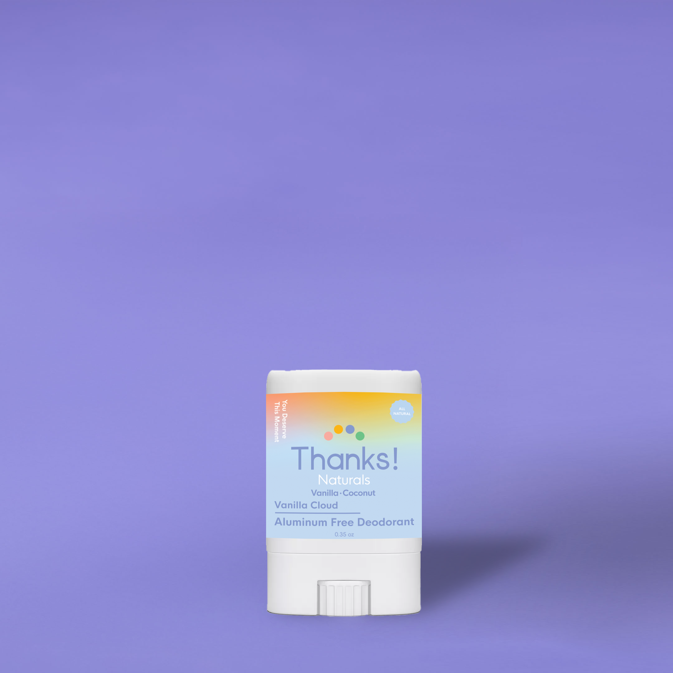 Thanks! Naturals Vanilla Cloud Mini Aluminum-Free Deodorant