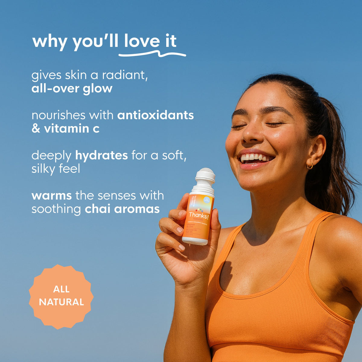 Charmed By Chai Massage Oil Roll-On