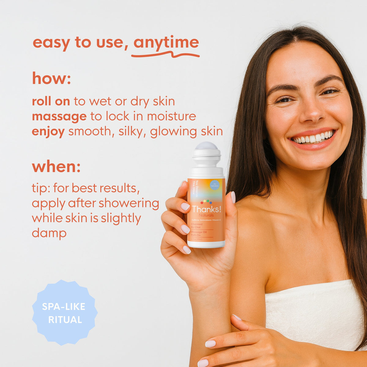 Charmed By Chai Massage Oil Roll-On