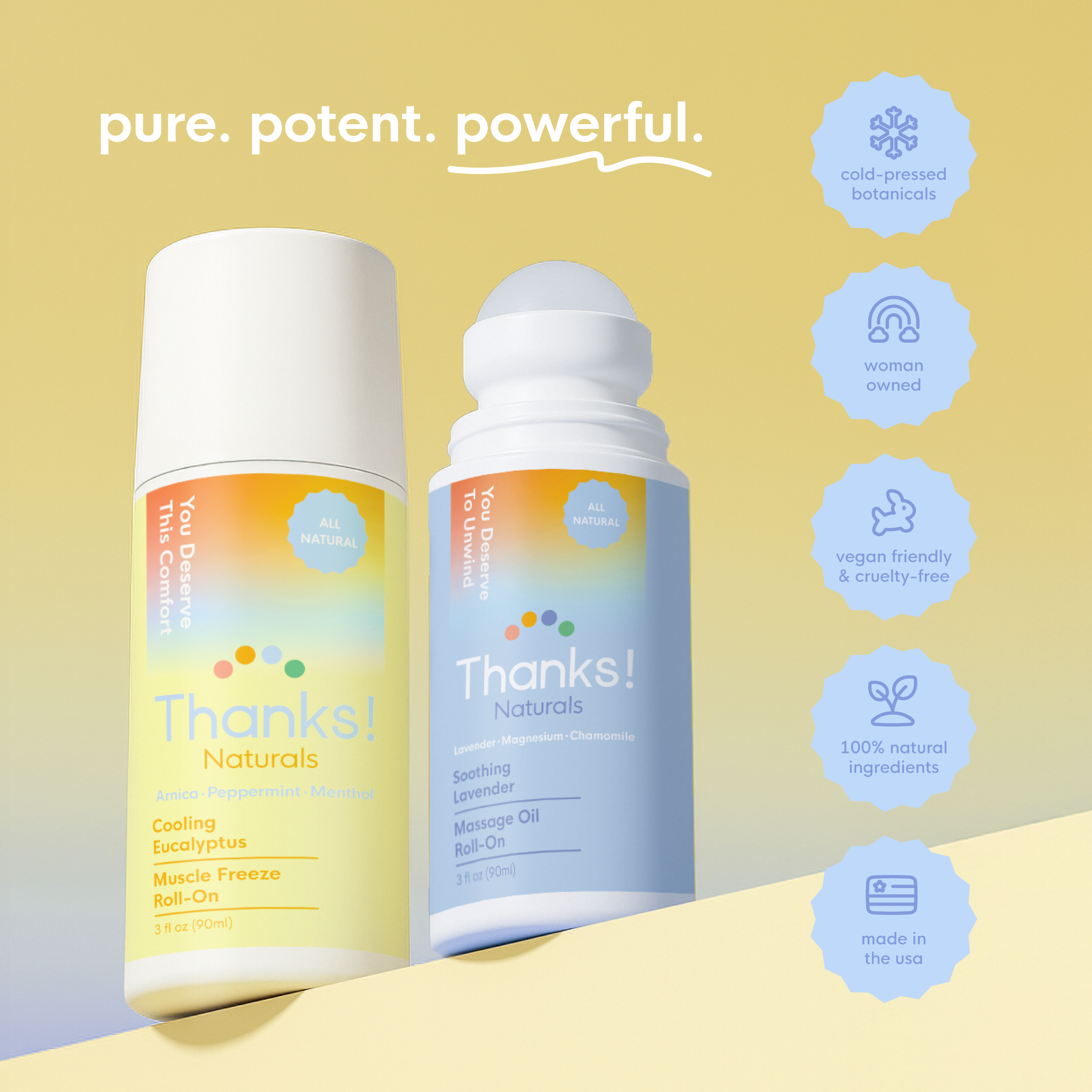 Duo Cooling Eucalyptus + Soothing Lavender roll-on