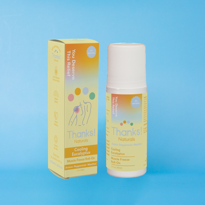 Thanks! Naturals Cooling Eucalyptus Muscle Freeze Roll-on