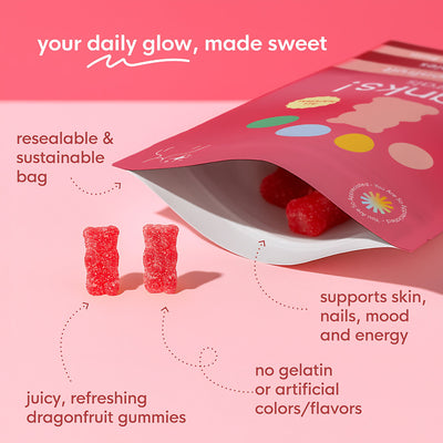 Dewy Dragonfruit Glow Gummies Alt Image 1