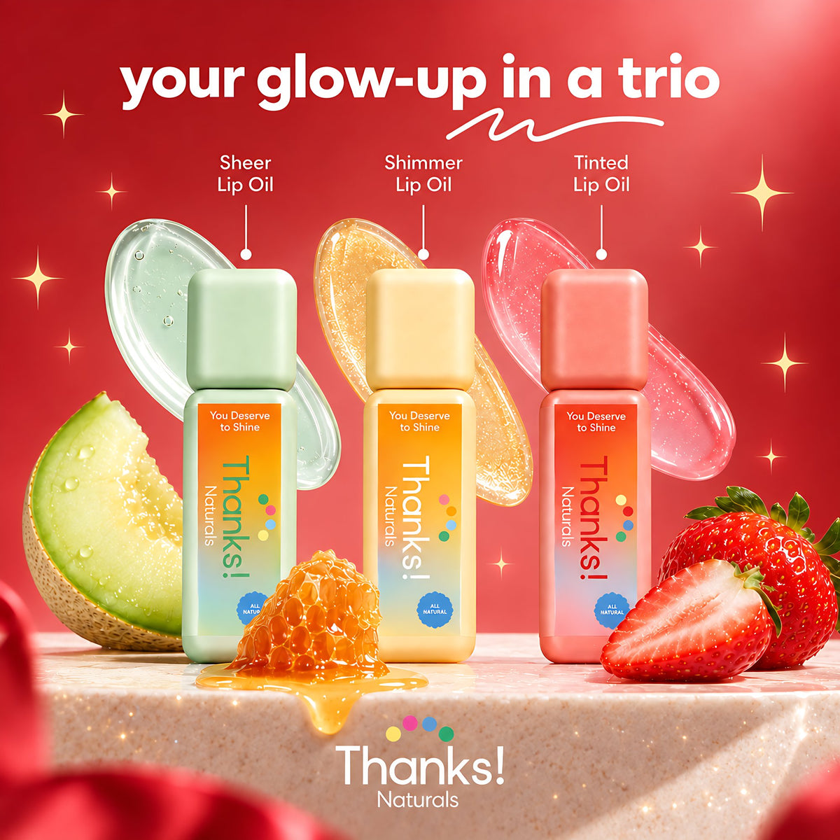 Holiday Lip Oil Gift Set Alt Image 1