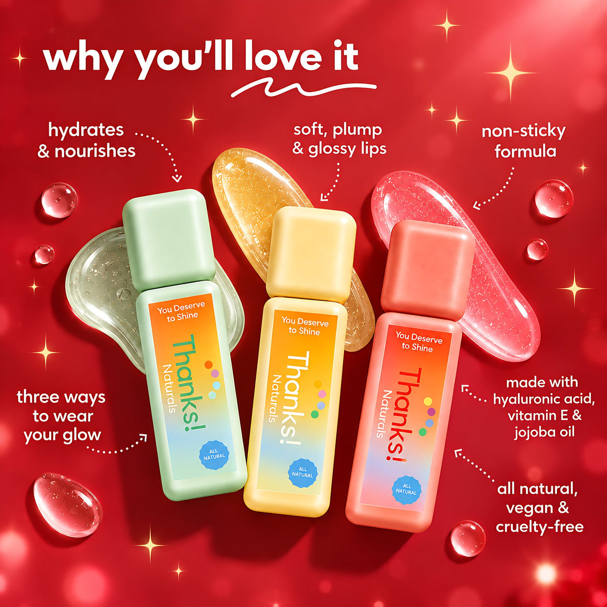 Holiday Lip Oil Gift Set Alt Image 2