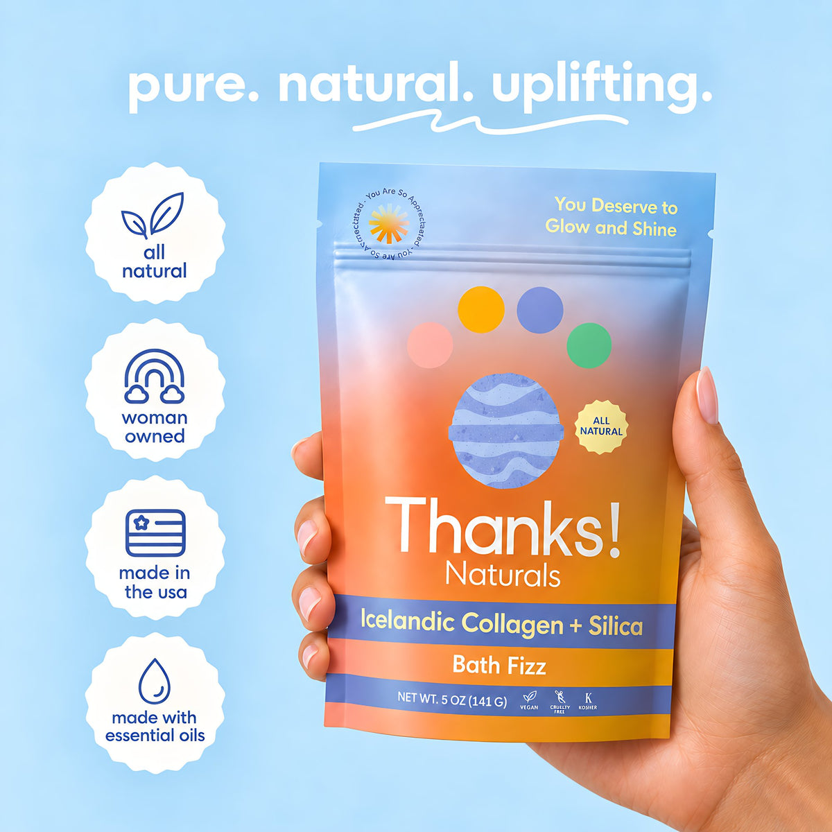Icelandic Collagen + Silica Bath Fizz Alt Image 5