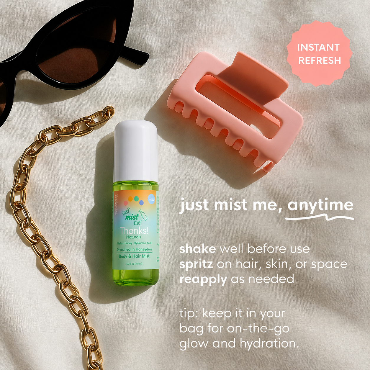 drenched in honeydew body & hair mist