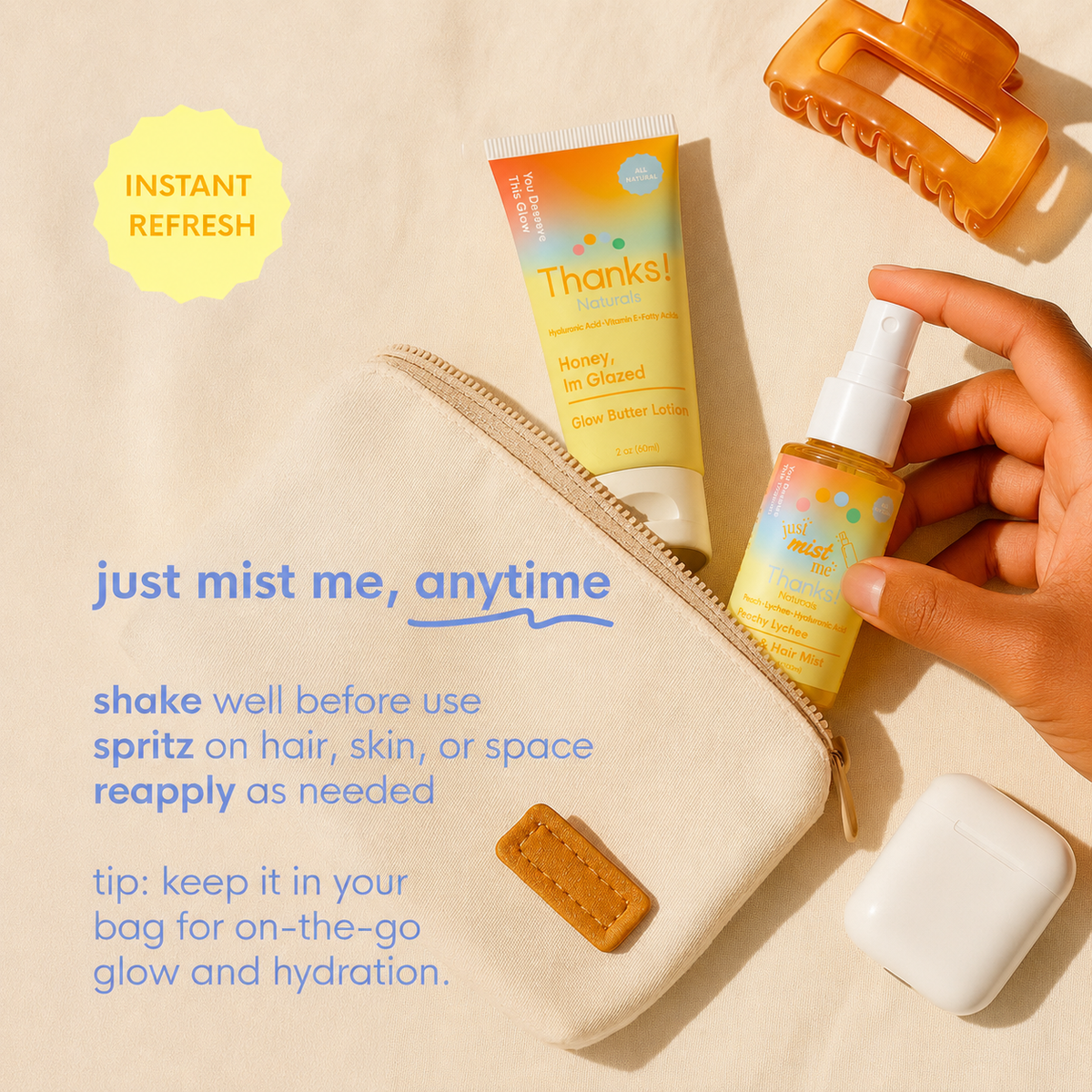 Peachy Lychee Body & Hair Mist