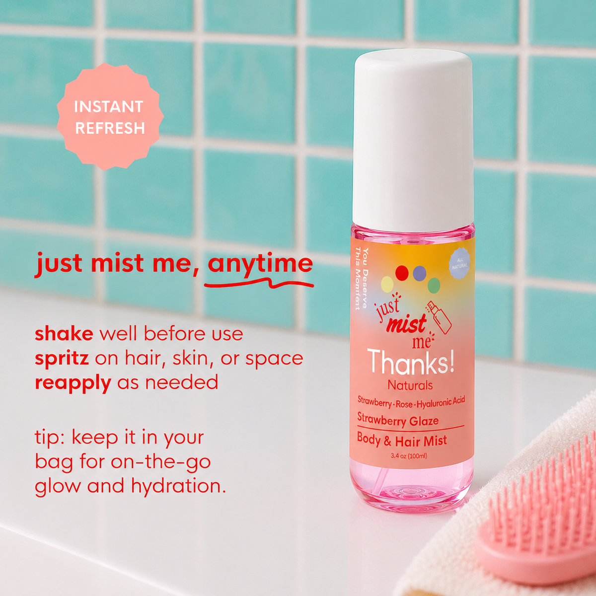 Strawberry Glaze Body & Hair Mist
