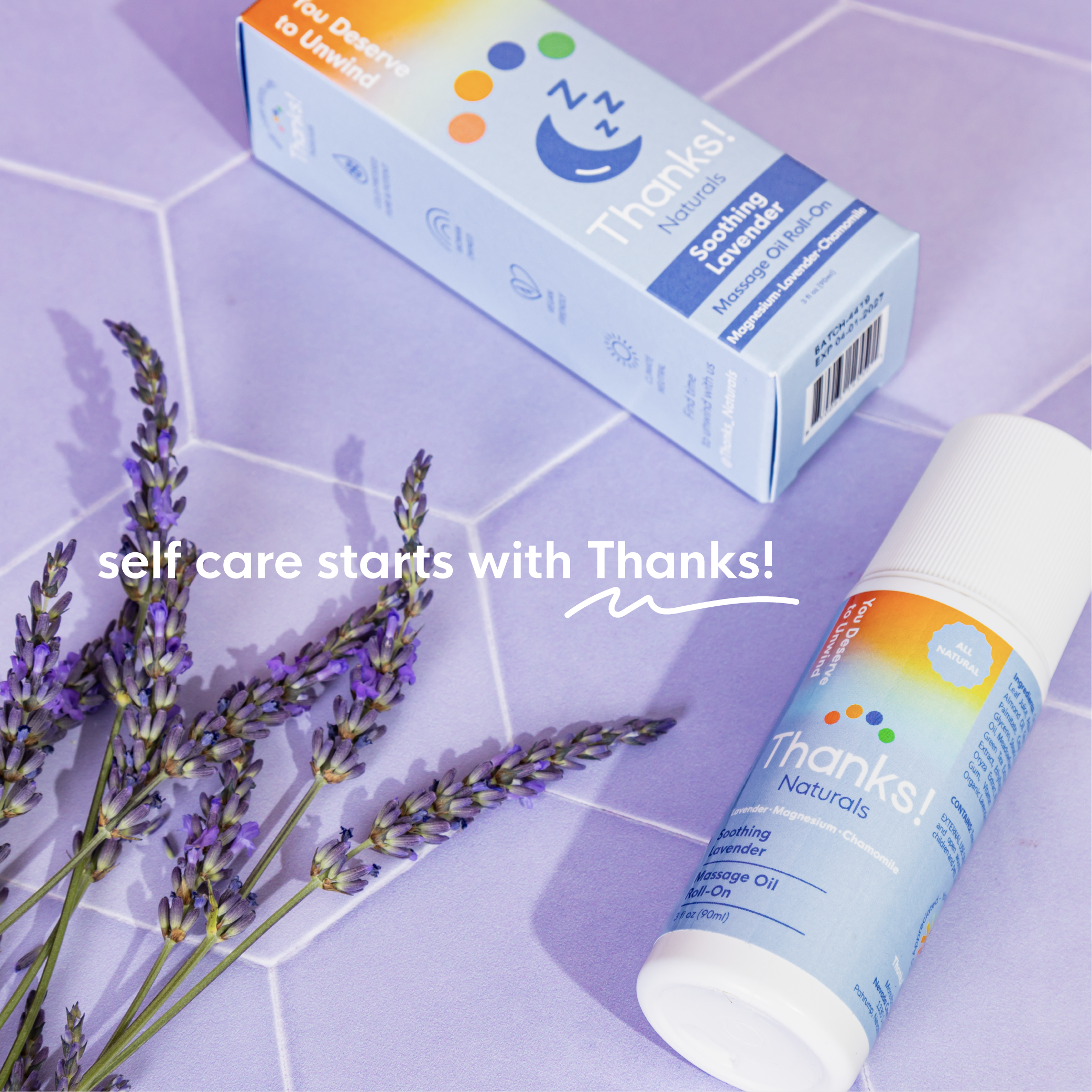 soothing lavender magnesium massage oil roll-on