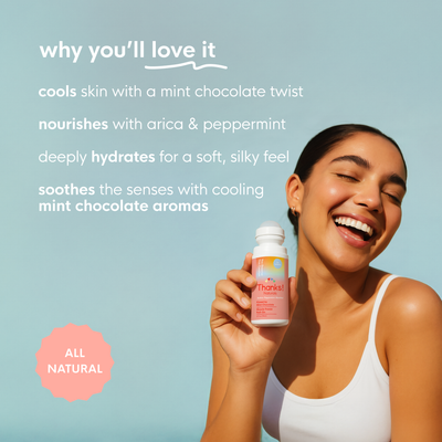 kissed by mint chocolate muscle freeze roll-on
