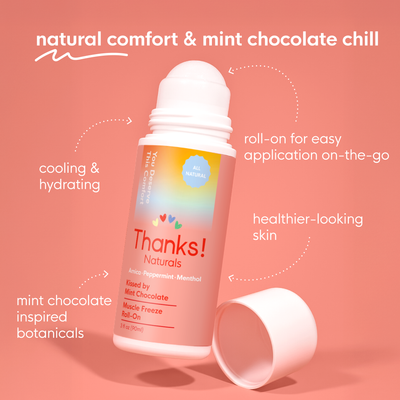 kissed by mint chocolate muscle freeze roll-on