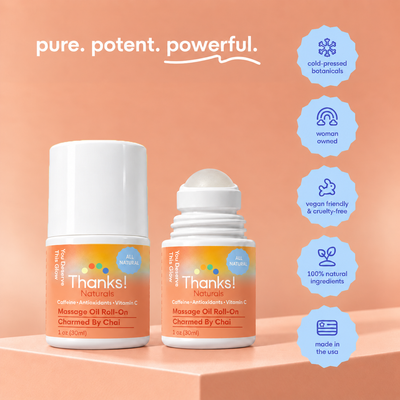 charmed by chai mini massage oil roll-on