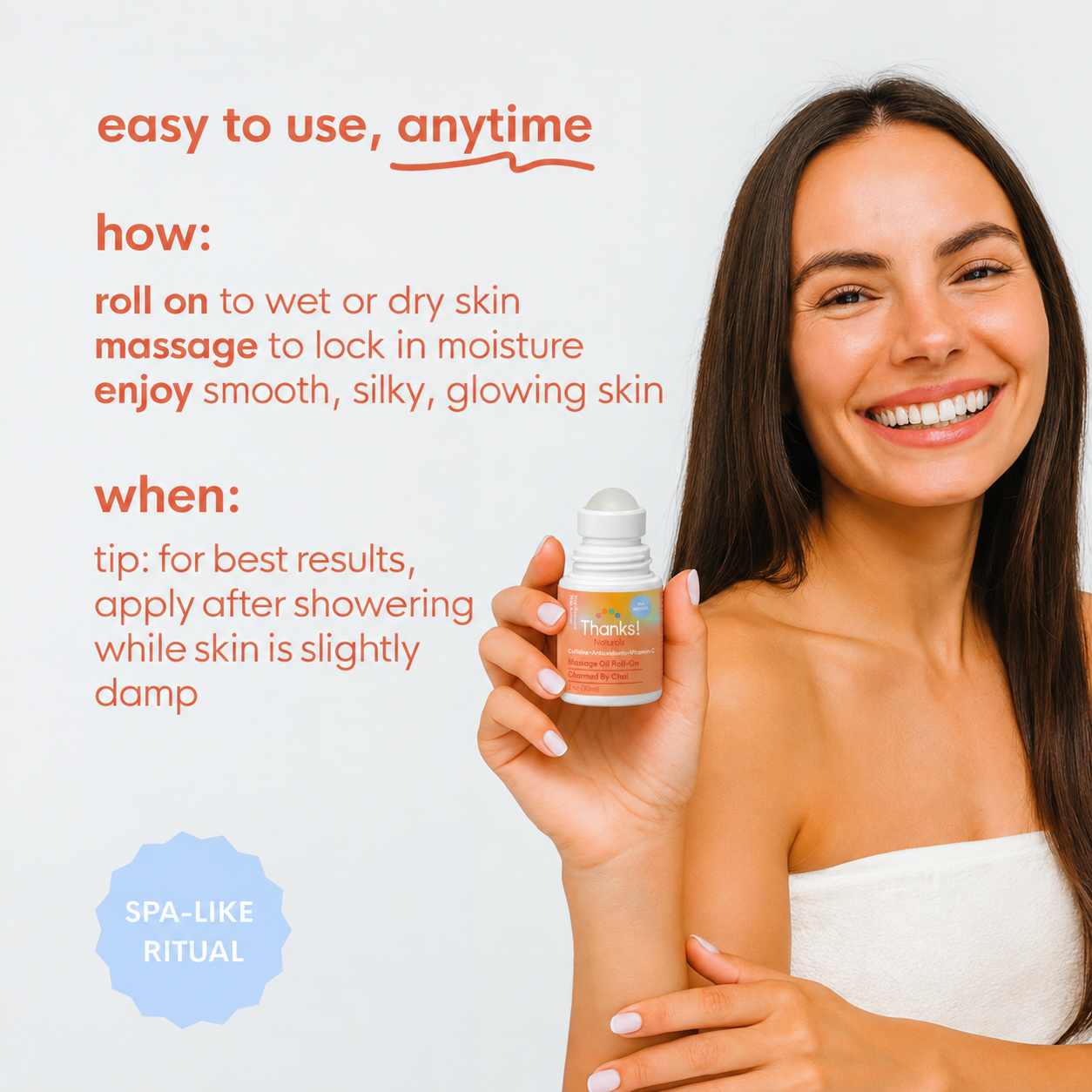 charmed by chai mini massage oil roll-on