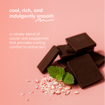 kissed by mint chocolate mini muscle freeze roll-on