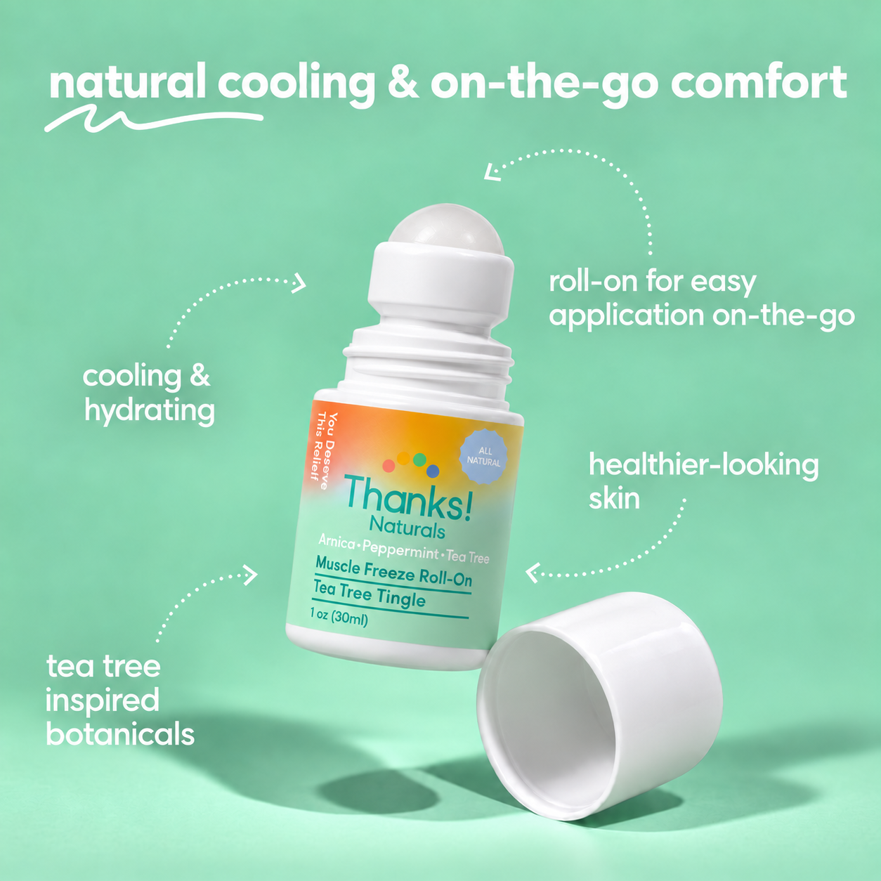 tea tree tingle mini muscle freeze roll-on