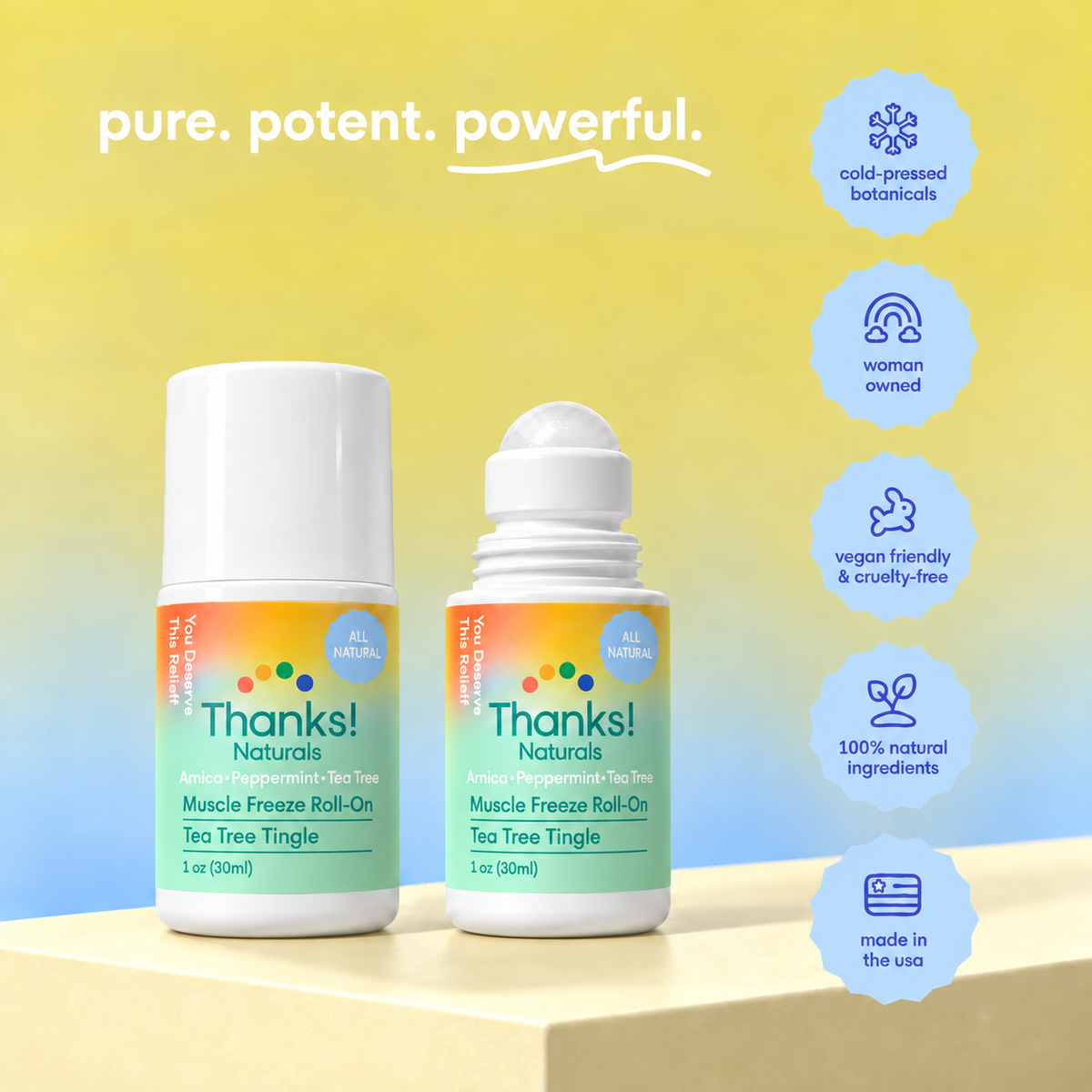 tea tree tingle mini muscle freeze roll-on