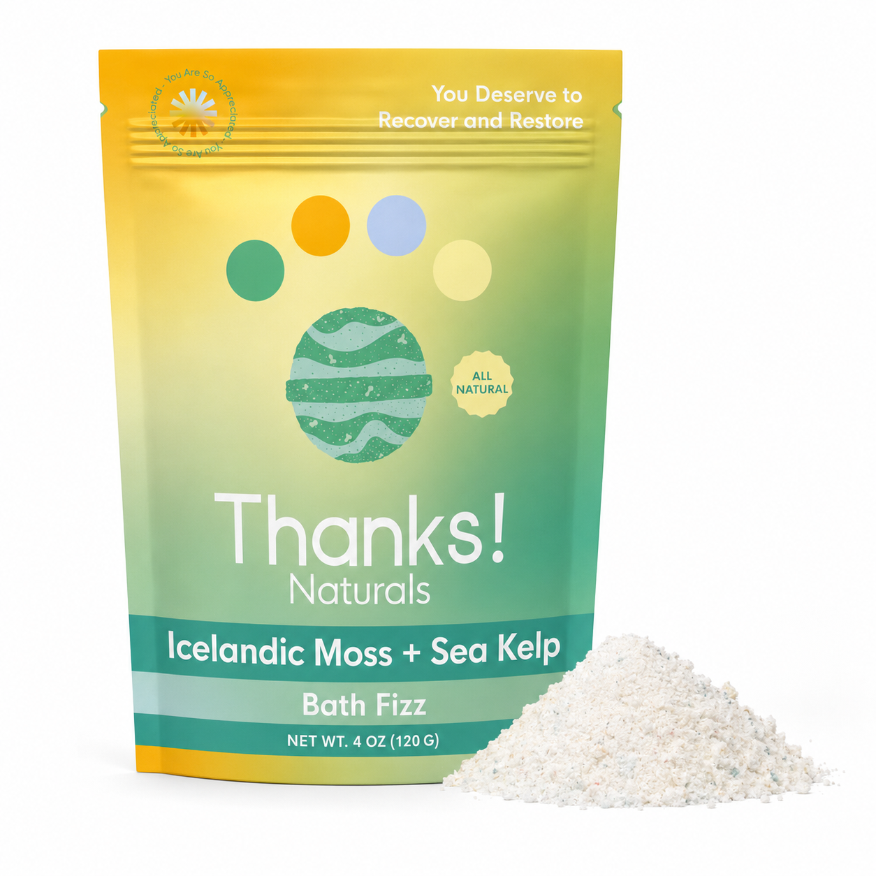 icelandic moss + sea kelp bath fizz