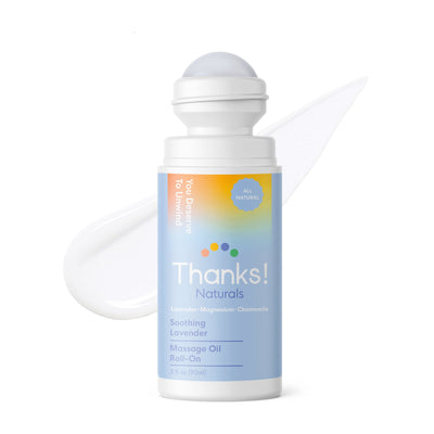 Soothing Lavender Magnesium Massage Oil Roll-On