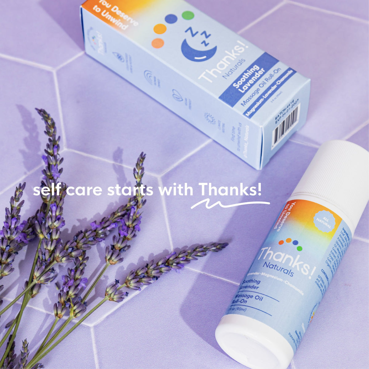 Soothing Lavender Magnesium Massage Oil Roll-On Alt Image 6
