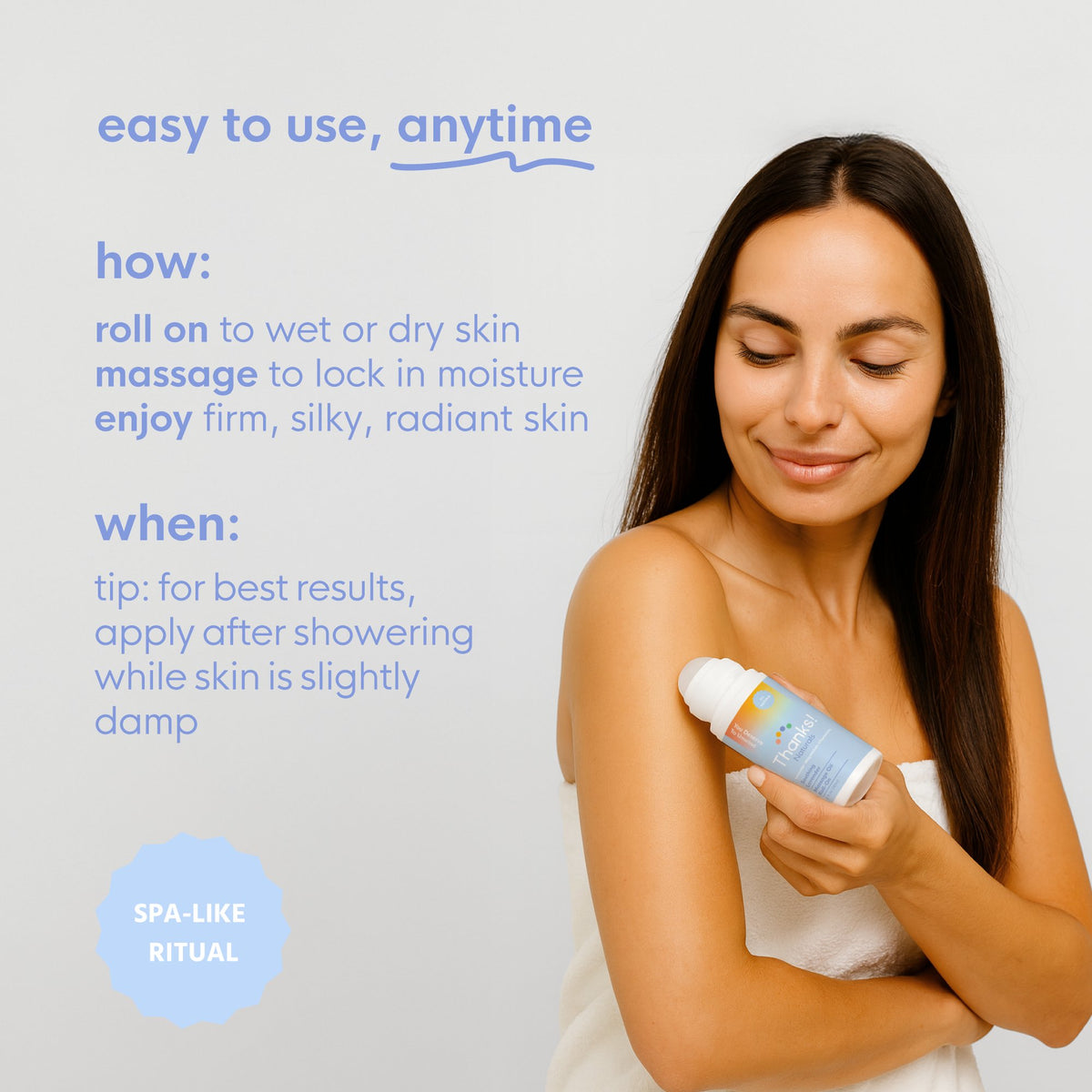 Soothing Lavender Magnesium Massage Oil Roll-On Alt Image 7