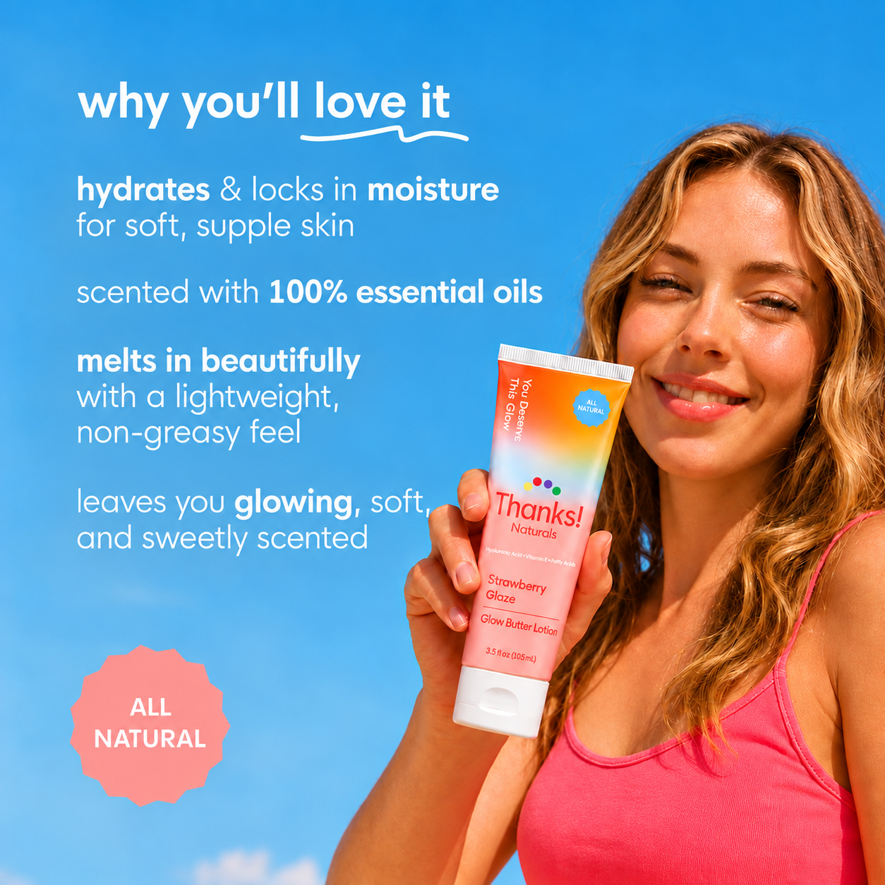 strawberry glaze glow butter lotion