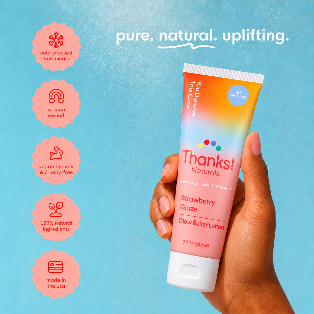 strawberry glaze glow butter lotion