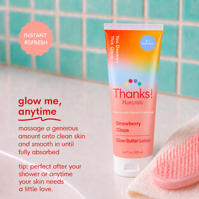 strawberry glaze glow butter lotion