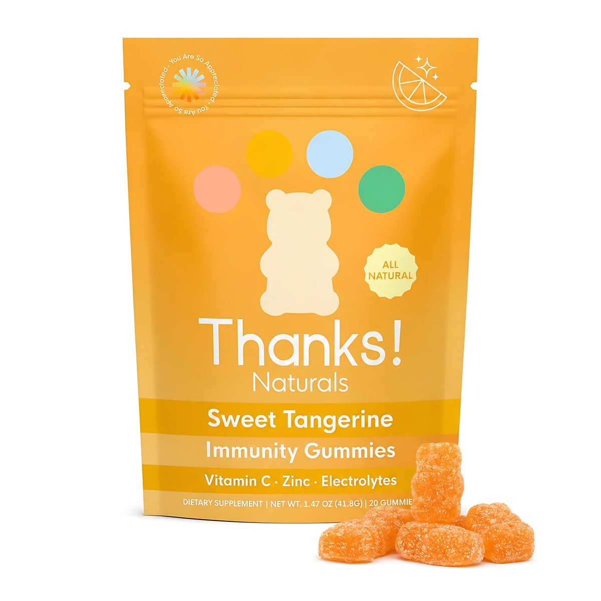 Sweet Tangerine Immunity Gummies