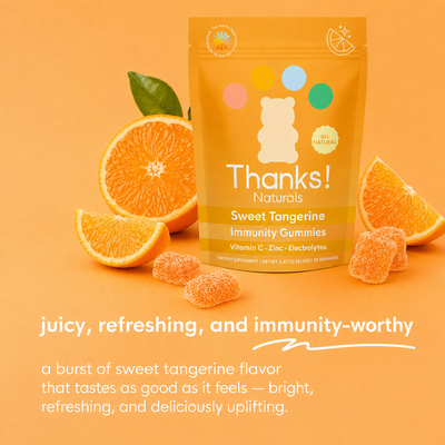 sweet tangerine immunity gummies