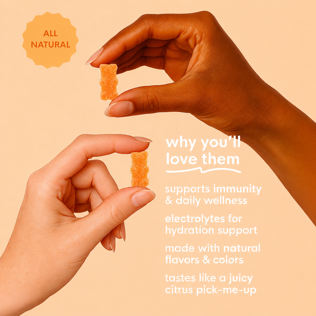sweet tangerine immunity gummies