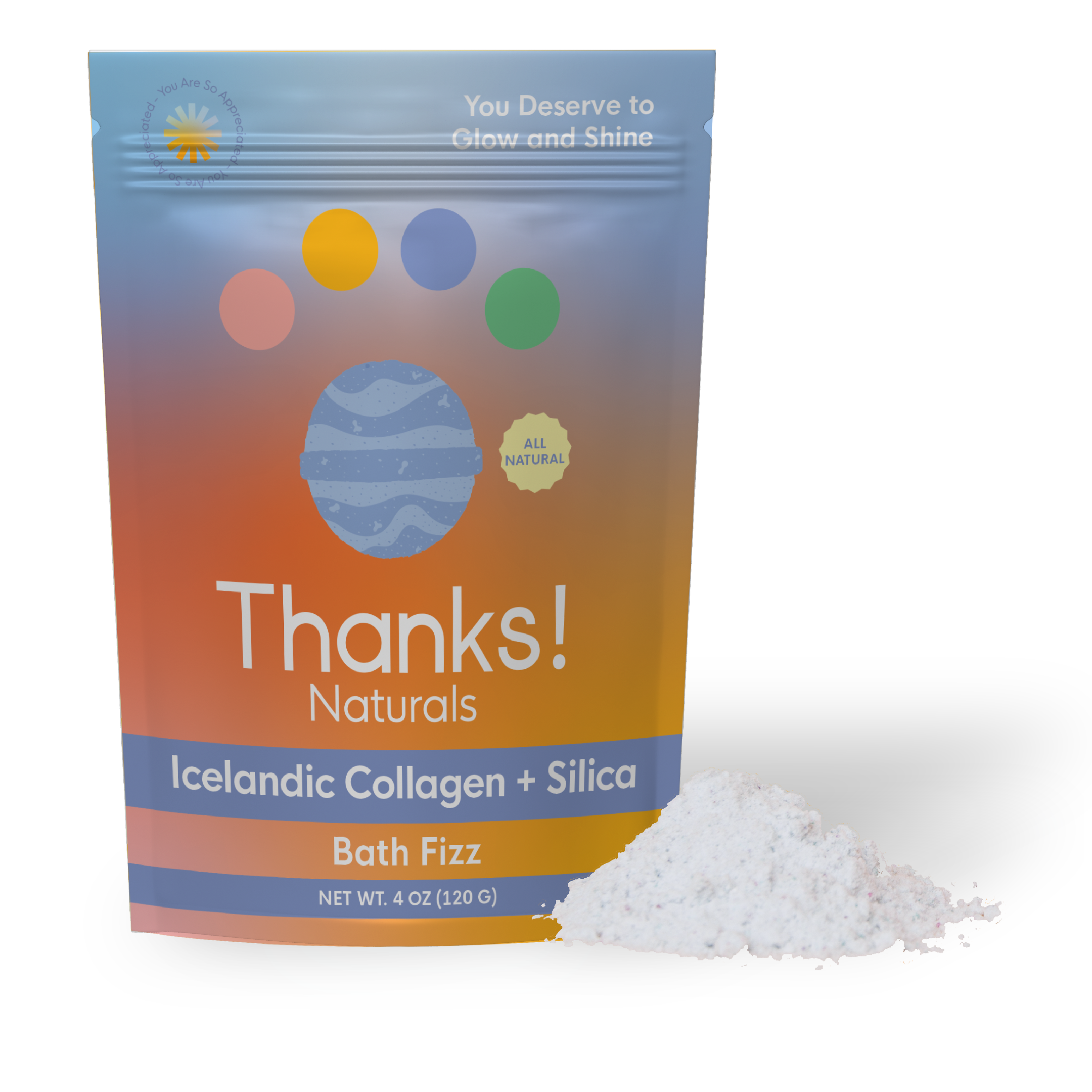 icelandic collagen + silica bath fizz