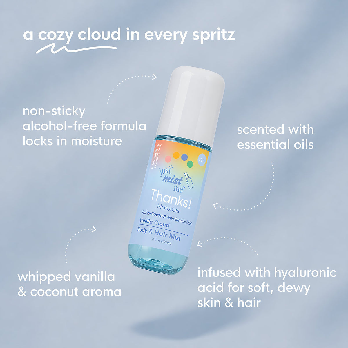 Vanilla Cloud Body & Hair Mist Alt Image 1