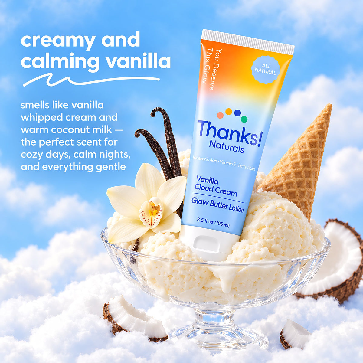 Vanilla Cloud Glow Butter Lotion Alt Image 4