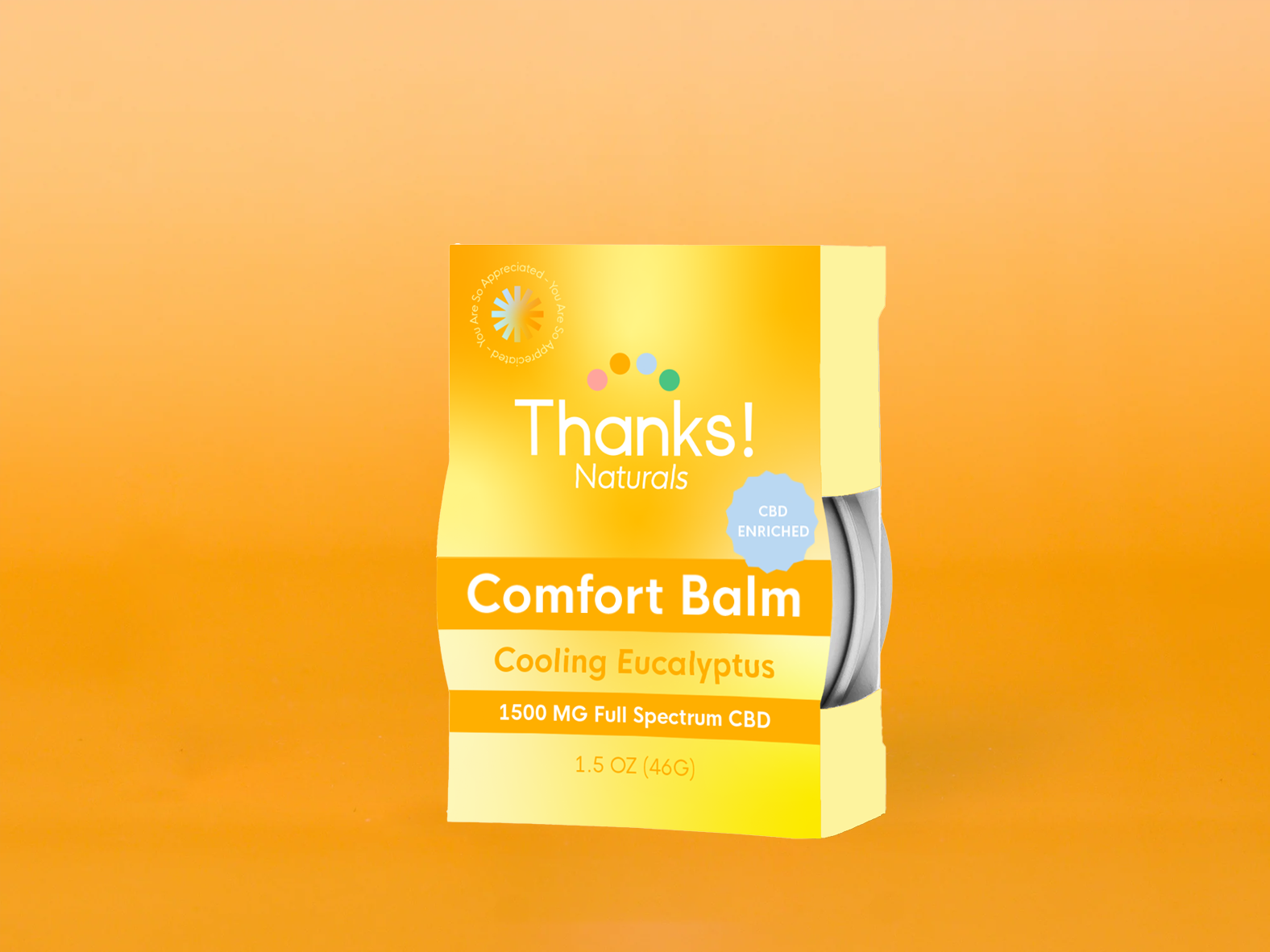 cooling eucalyptus CBD comfort balm