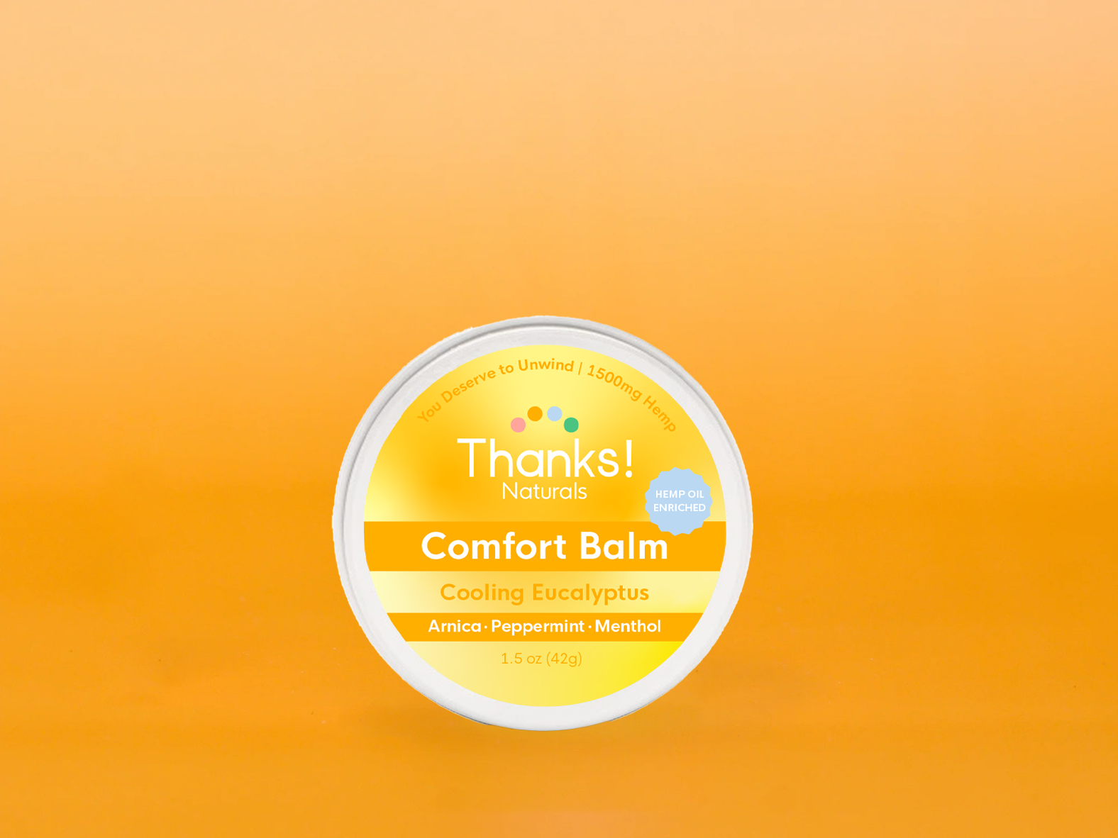 cooling eucalyptus hemp comfort balm